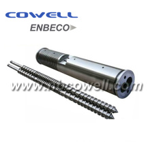 Parallel Twin Extruder Screw Barrel